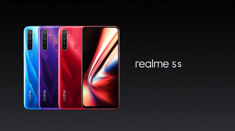 Realme 5s - премьера смартфона с четырехъядерной основной камерой, аккумулятором на 5000 мАч и Snapdragon 665