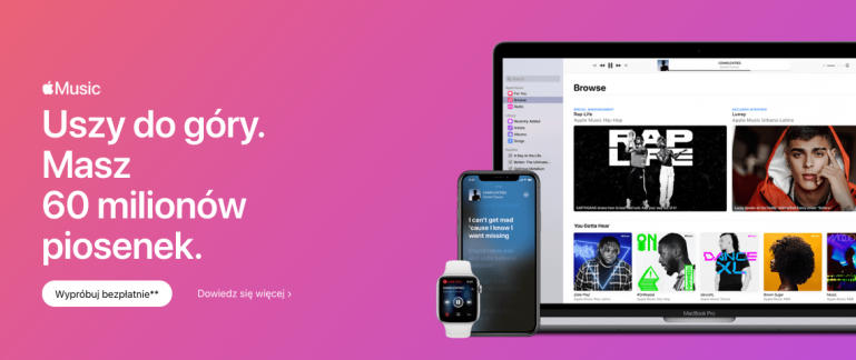 Apple Music в течение шести месяцев бесплатно