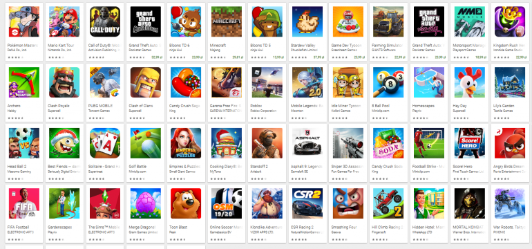 В Google Play Store есть проблемы с поиском новых приложений
