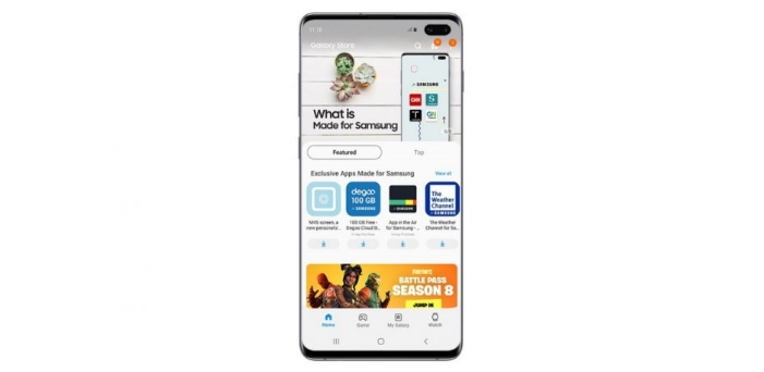 Samsung Galaxy Store с темным режимом и новым интерфейсом