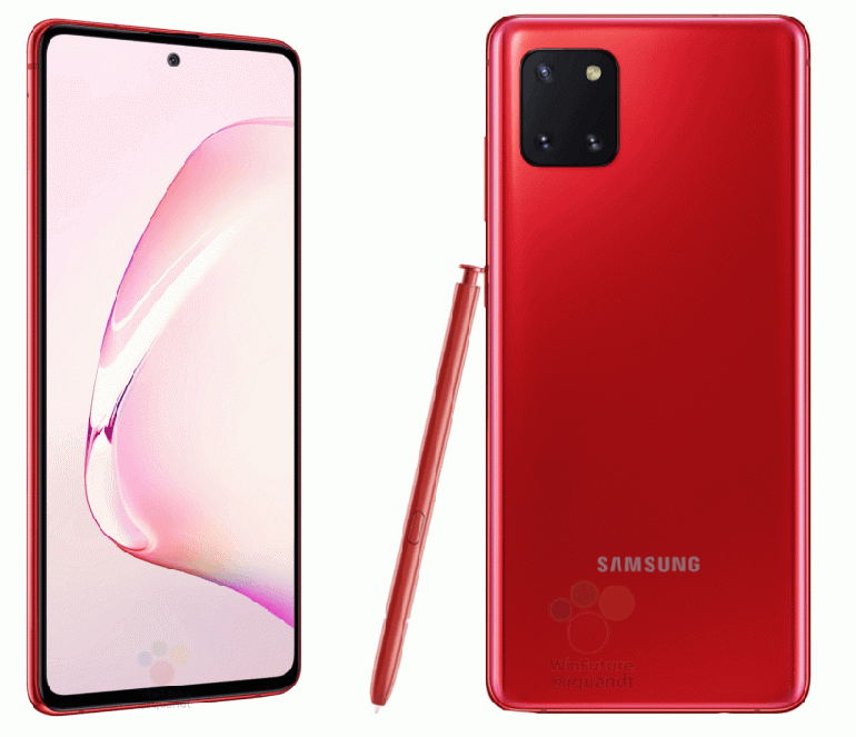 Galaxy Note10 Lite - новички показывают новые детали