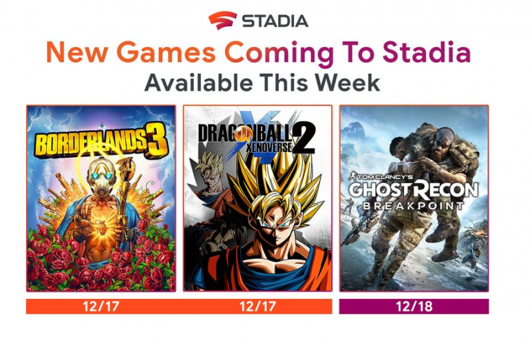 Stadia добавляет еще три игры в каталог