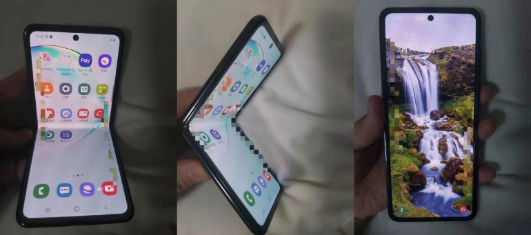 В сети появились новые фотографии складного смартфона Samsung