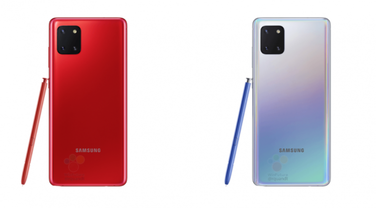 Еще один рендер и цена на Samsung Galaxy Note 10 Lite подтекают