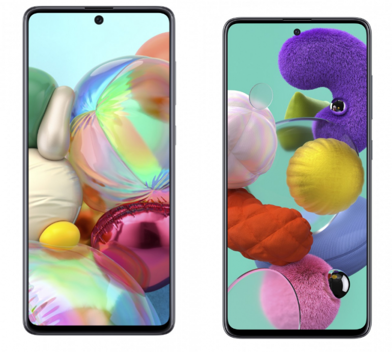 Samsung публикует три рекламных клипа для Galaxy A51 и A71