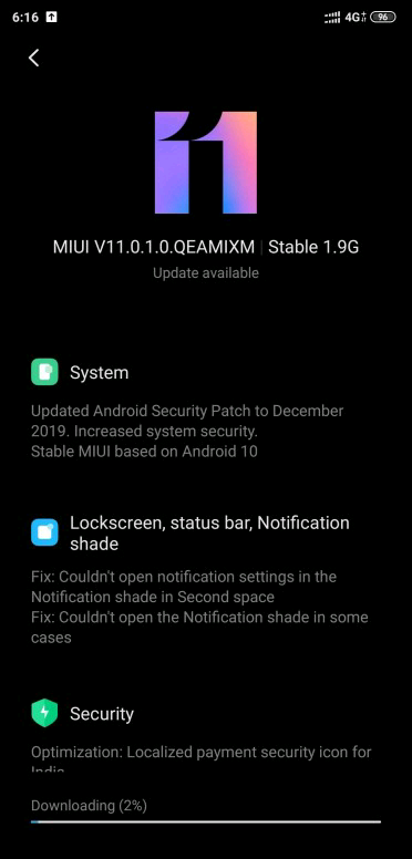 Xiaomi Mi 8 получает стабильную версию Android 10 с MIUI 11