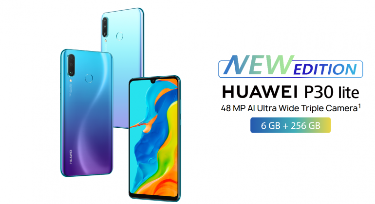 Huawei анонсирует новую версию P30 Lite