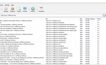 Інструмент СЕО: CoffeCup Sitemapper Інструмент СЕО: CoffeCup Sitemapper