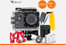 4K GPS WiFi ORLLO Xpro TOUCH спортивная камера