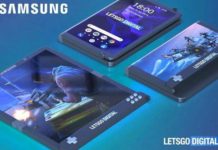 Samsung запатентовал складной смартфон с игровыми кнопками