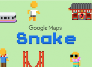 Змея в Google Maps — как играть в змею