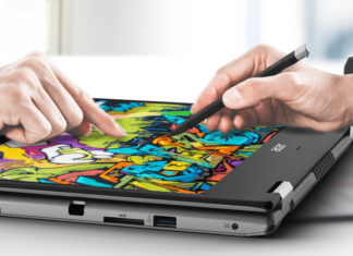 Acer Spin 3 — новый дешевый ноутбук 2 в 1