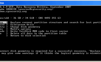 TestDisk – эффективная помощь в восстановлении данных