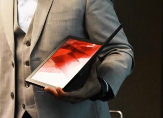 Lenovo представляет первый сложенный компьютер ThinkPad