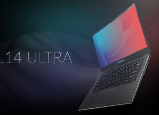 Hyperbook L14 Ultra – сверхлегкий ноутбук, работающий до 32 часов