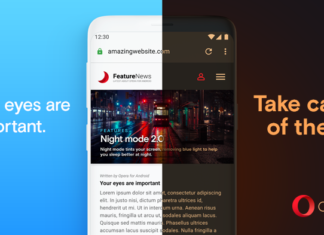 Opera для Android получает новый ночной режим и функцию затемнения