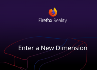 Firefox Reality с функцией отправки закладок на очки VR