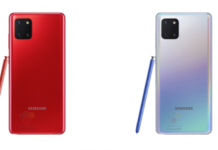 Еще один рендер и цена на Samsung Galaxy Note 10 Lite подтекают