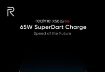 Realme X50 Pro 5G с зарядкой SuperDart 65 Вт